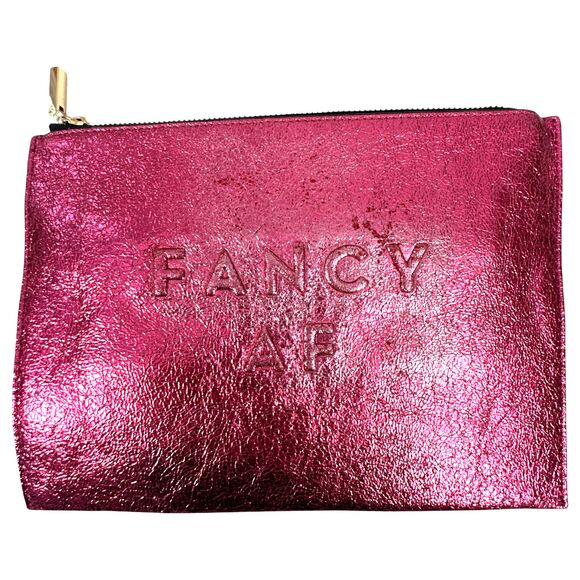 Milly Fancy AF Clutch Purse Pink Metallic - Picture 1 of 4